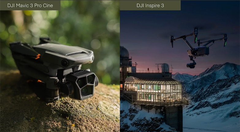 大疆mavic3 pro 大师版和大疆悟3对比测评