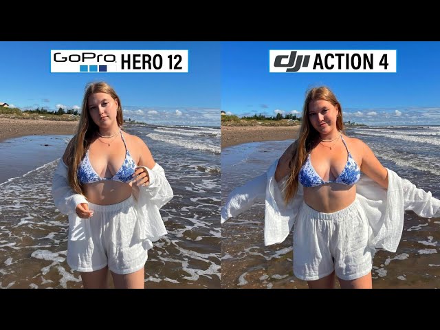 GoPro Hero 12 Black 和 DJI action 4 对比测评